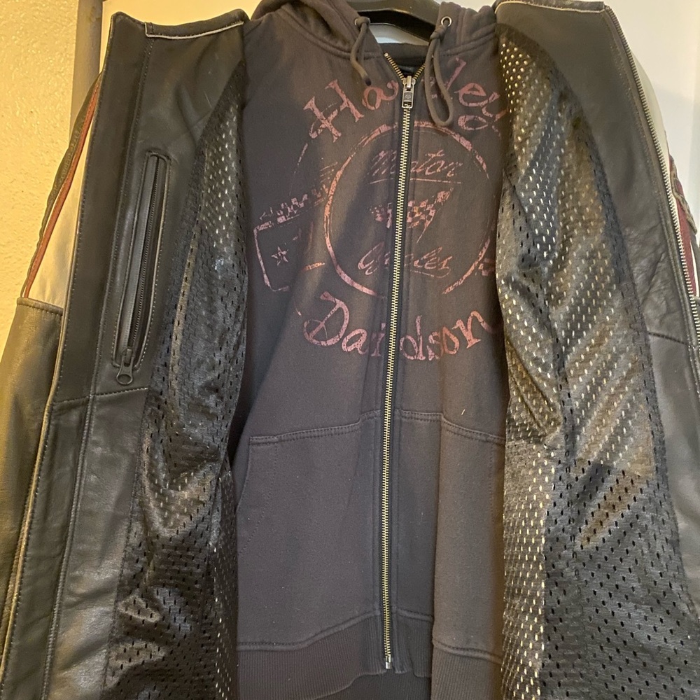 Women’s Harley Davidson leather jacket 1w - Picture 4 of 8